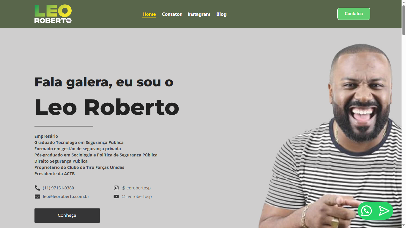 Website Léo Roberto