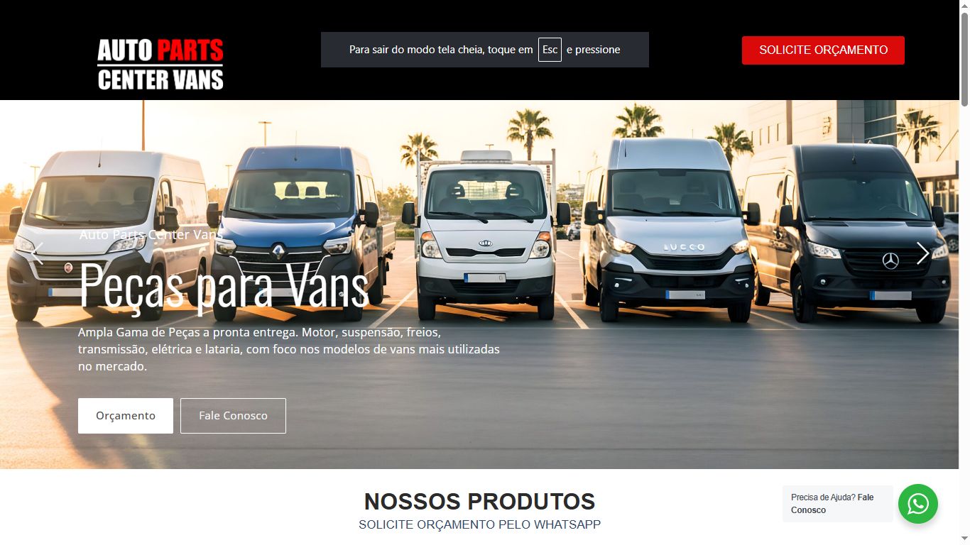 Autoparts Center Vans